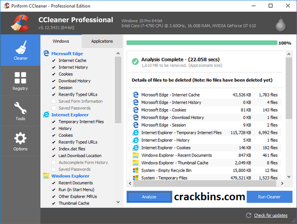 CCleaner Professional Crack