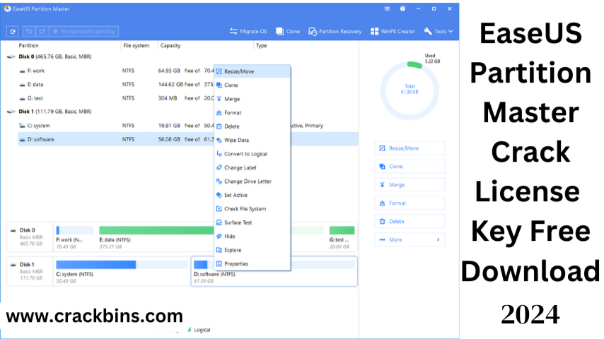 EaseUS Partition Master Crack