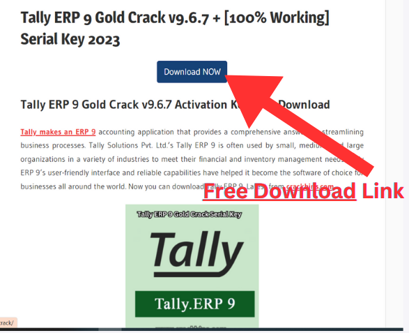 Tally makes an ERP 9