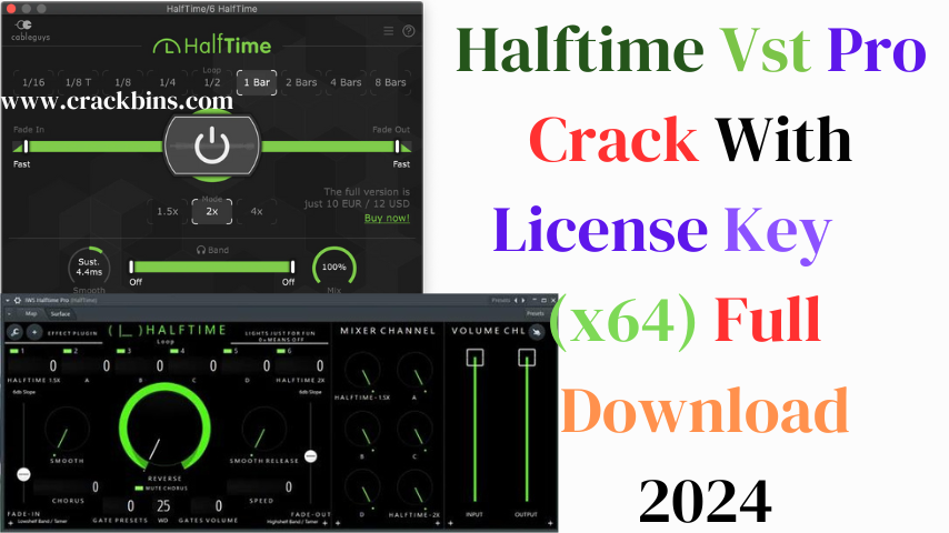 Halftime VST Pro Crack