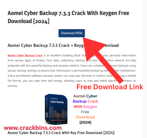 Aomei Cyber Backup Crack