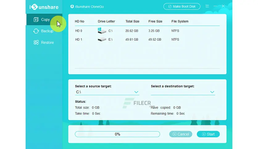 iSunshare CloneGo Crack
